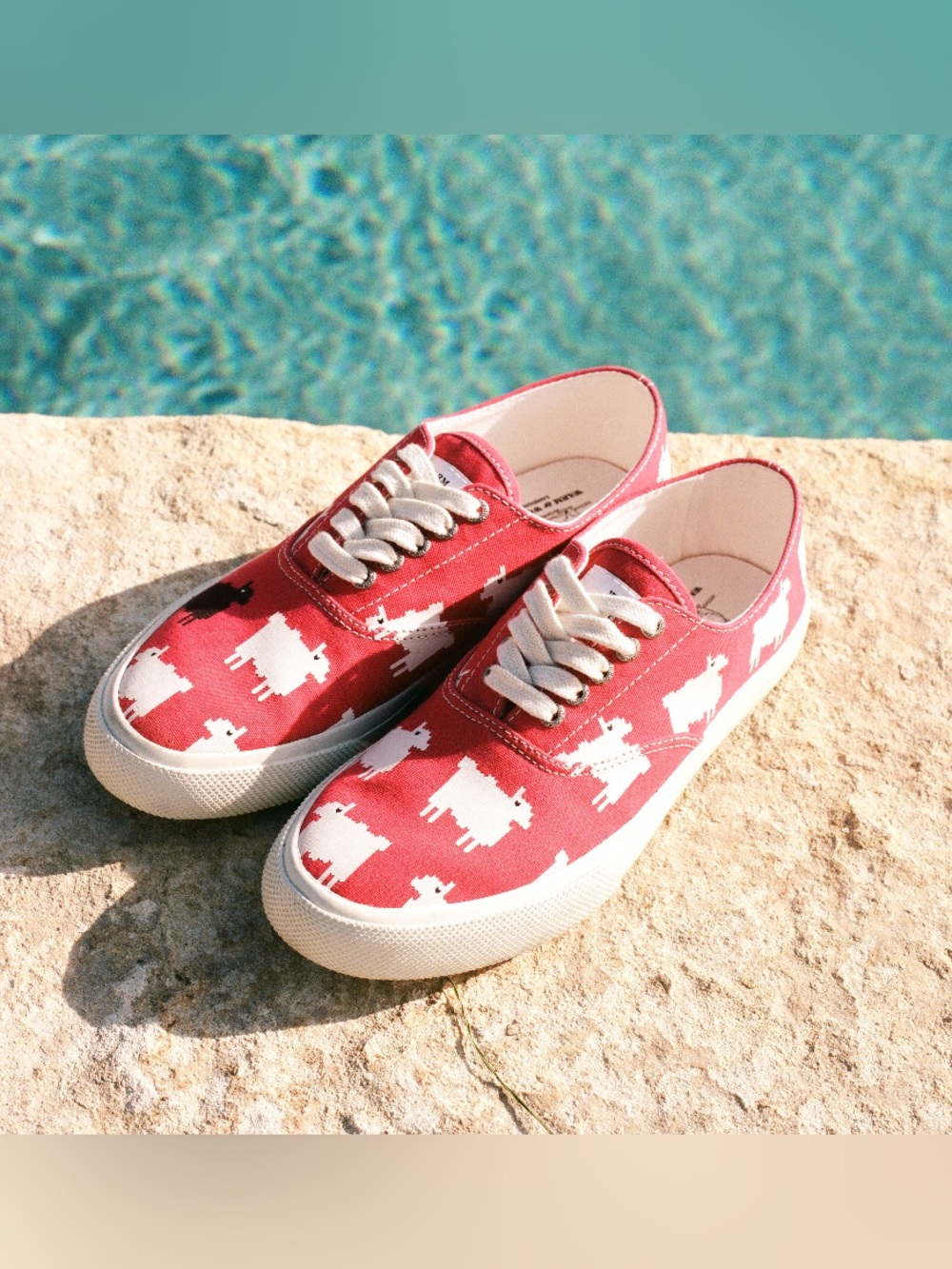 Warm & Wonderful x Sperry Cloud CVO Red Black Sheep Sneakers